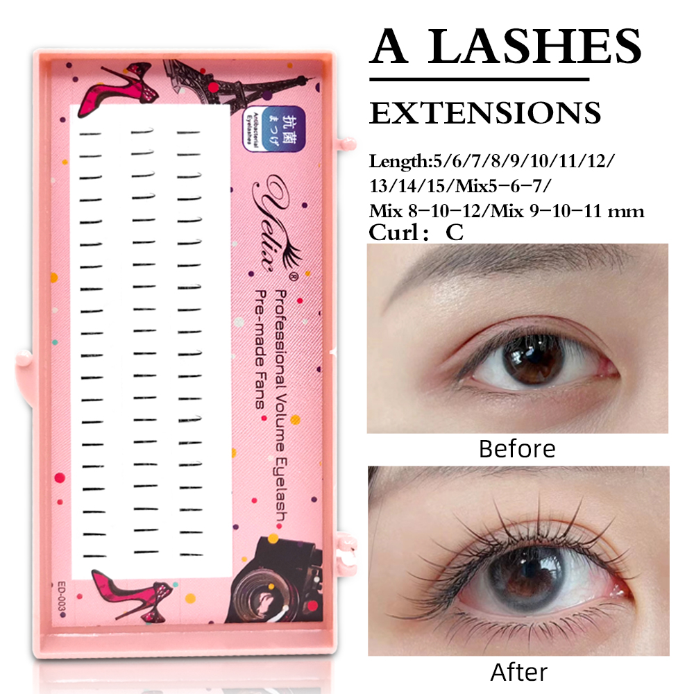Eyelash Extension Individual - Yelix Doğal Yumuşak Tekli Kirpikler Comic
