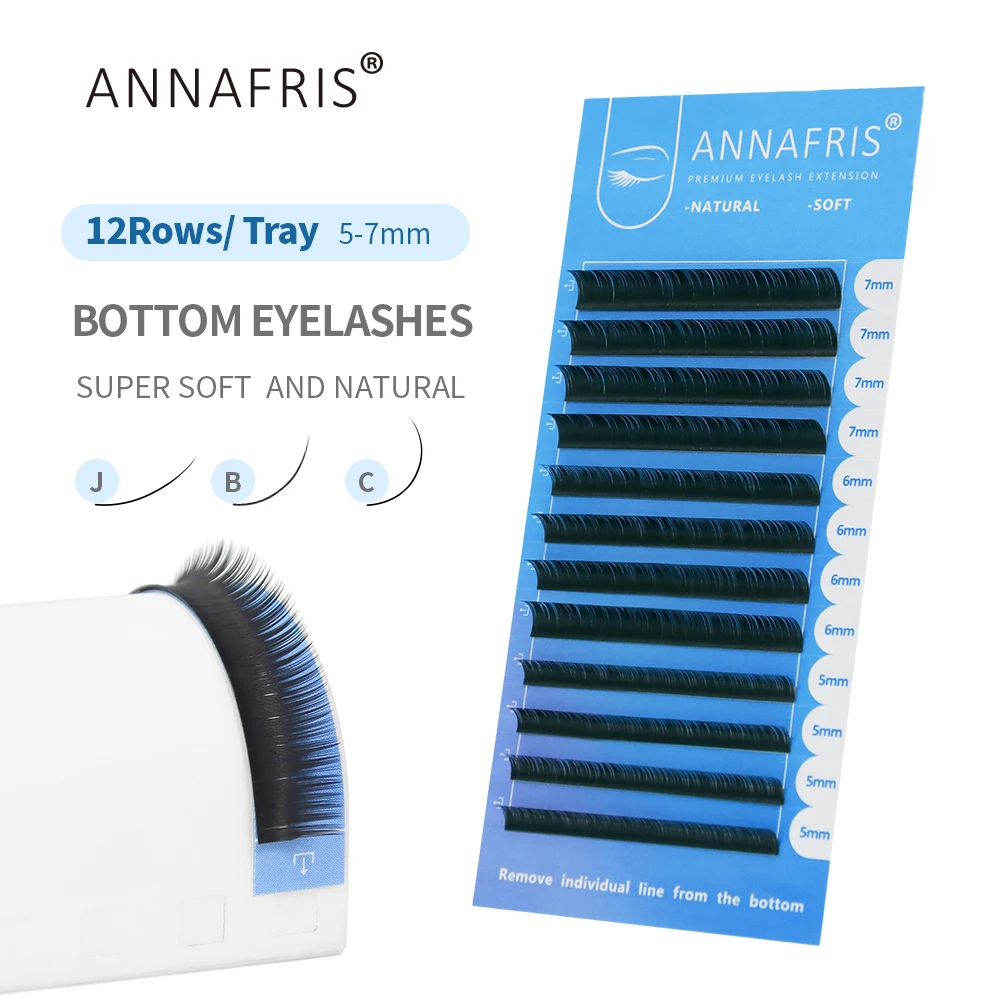 Individual Lash Tray - ANNAFRIS Alt Kirpikler 5-7mm Mix Bireysel