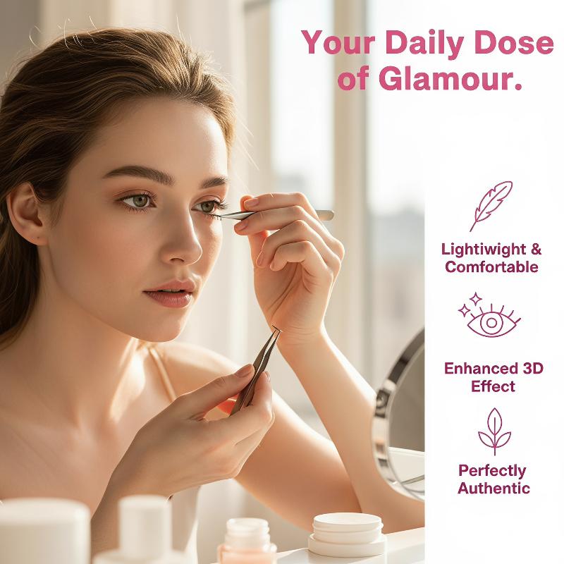 Eyelash Extension Cluster - 1 Set Komik Alt Kirpik Uzatma