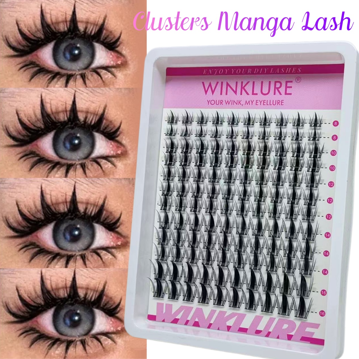 Individual Lash Tray - WINKLURE Manga Kirpik Demetleri Seti Kedi
