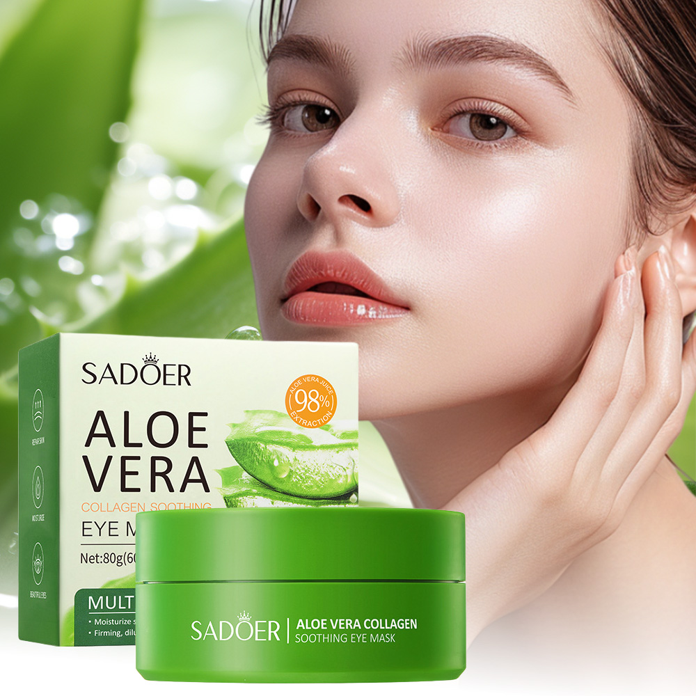 Eye Pad Collagen - SADOER Aloe Vera Kolajen Yatıştırıcı Göz