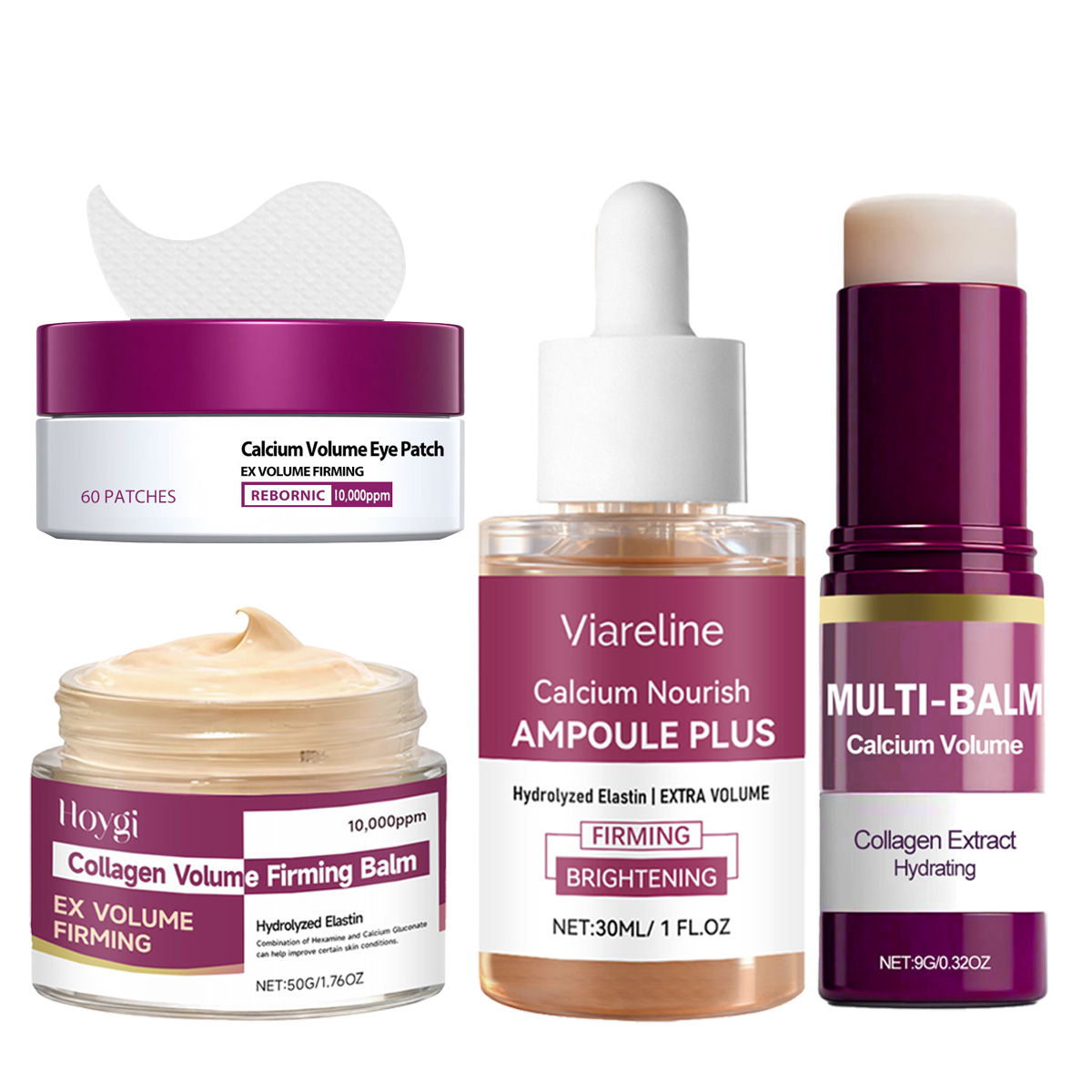 Eye Pad Collagen - Kalsiyum Cilt Bakım Seti - Antioksidan