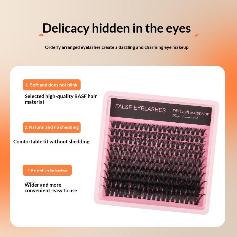 Eyelash Extension Cluster - Yeni 10 Sıralı 140 Demetli Kabarık