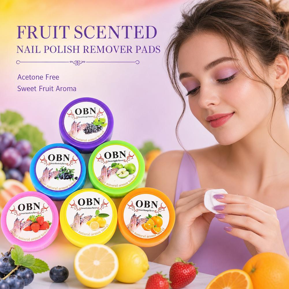 Eyelash Extension Cleaning - Çiçek Aromalı Tırnak Cilası Sökücü Pedler,
