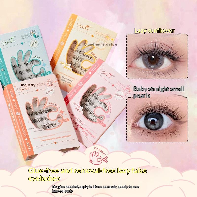 Eyelash Extension Individual - 7 Sıralı Kendinden Yapışkanlı Kirpikler Tutkalsız