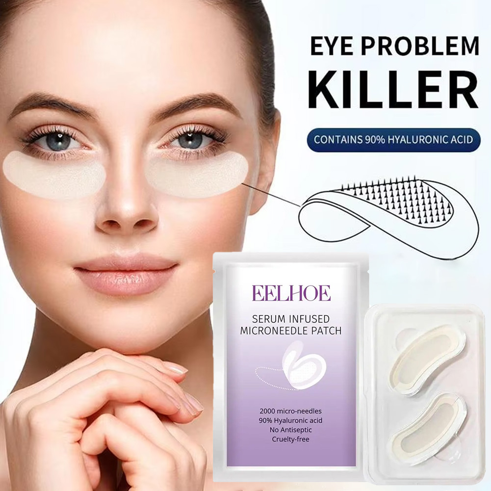Eye Pad Collagen - 1 Çift Mikro İğneli Göz Bandı