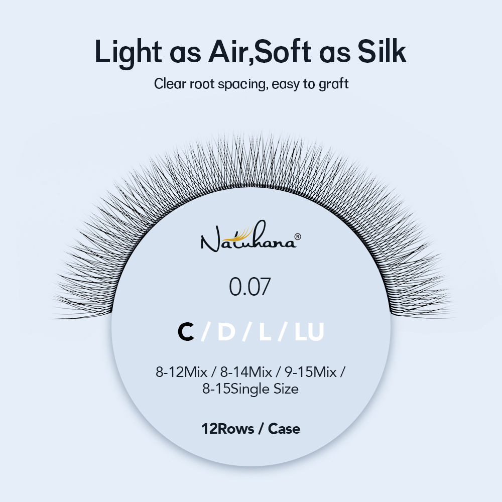 NATUHANA Tek Uçlu 2D YY Kirpik - Eyelash Extension Single Lash incelemesi ve fiyatı