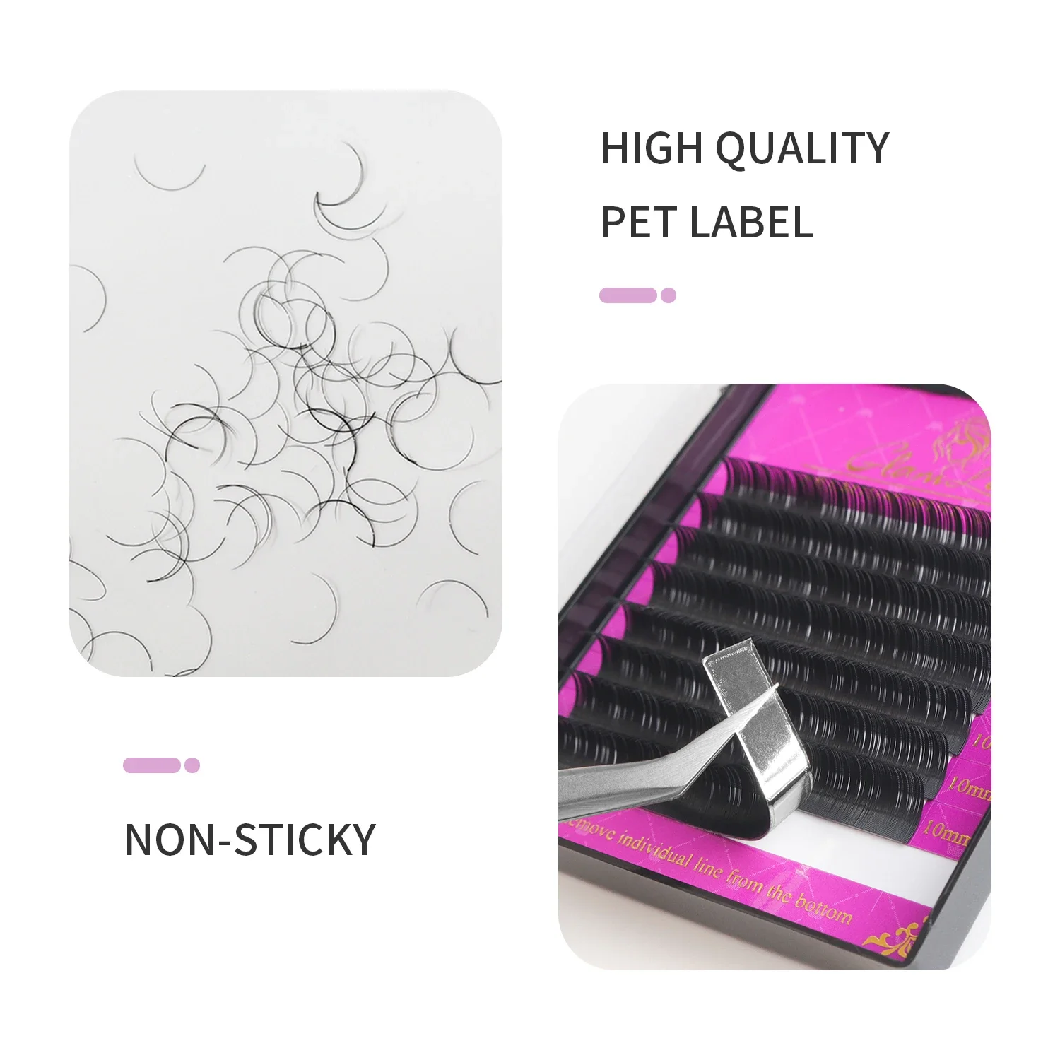 GLAMLASH Toptan 16 Satırlar BC - Eyelash Extension Single Lash incelemesi ve fiyatı
