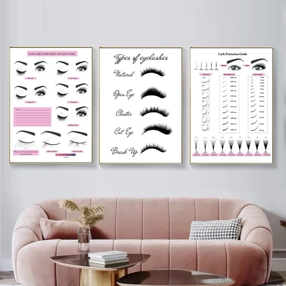 Tuval Boyama HD Baskı Duvar Po - Eyelash Extension Salon incelemesi ve fiyatı