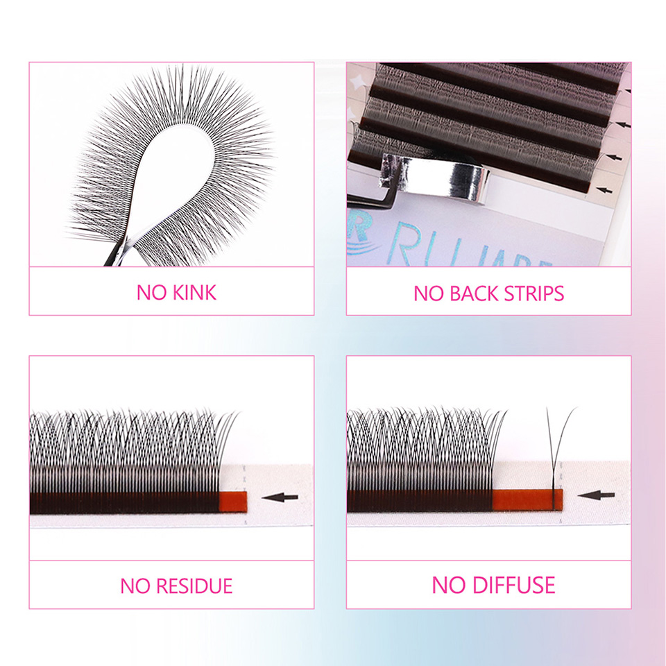 RUJADE 2D Y Şeklinde Kirpikler - Eyelash Extension Single Lash incelemesi ve fiyatı